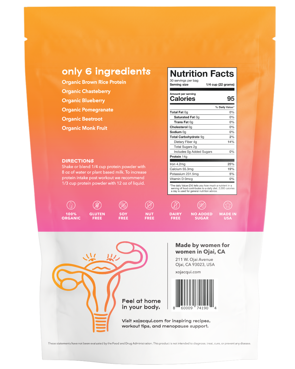Strong + Vital | Menopause Support Protein Powder | Berry Pomegranate Protein Powder