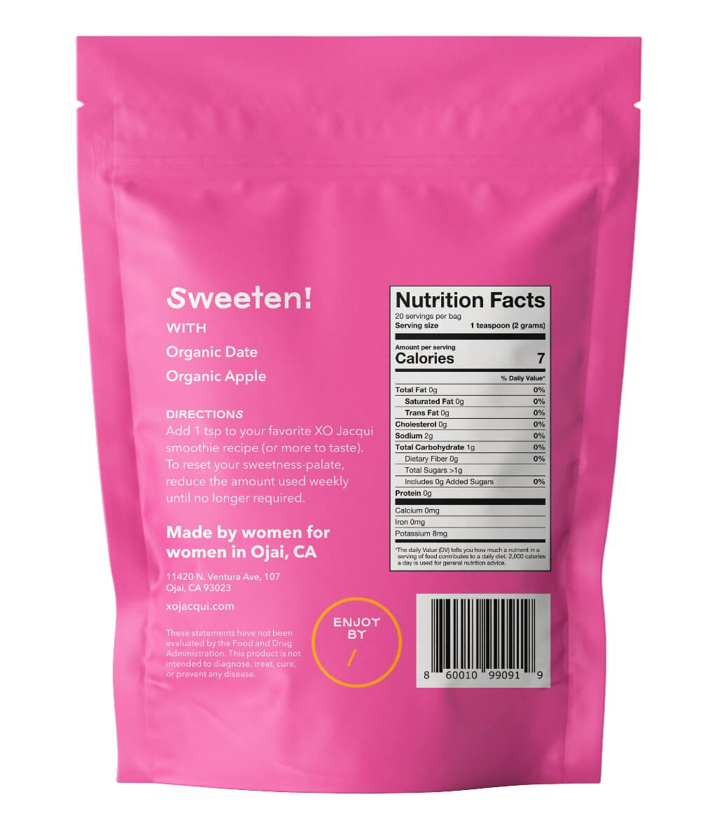 A Sweet Pause | You're Sweet Organic Sweetener - XO Jacqui