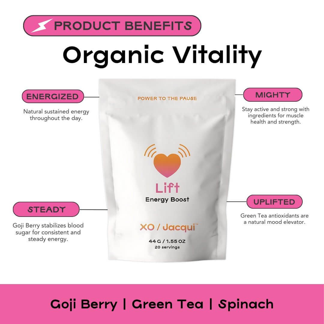 Power to the Pause | Lift Energy Boost | Lift Boost - XO Jacqui