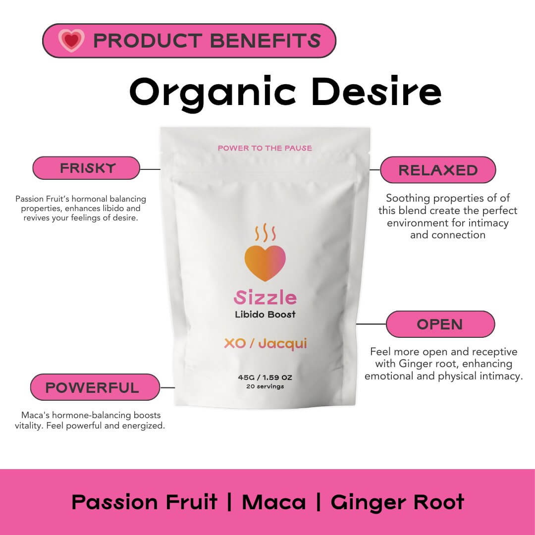 Power to the Pause | Sizzle Libido Boost | Sizzle Boost - XO Jacqui