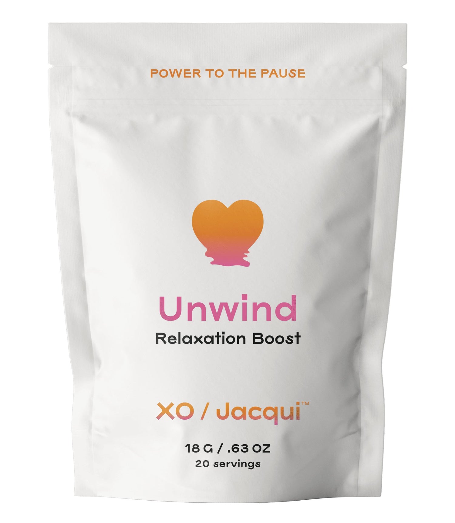 Power to the Pause | Unwind Relaxation Boost | Unwind Boost - XO Jacqui