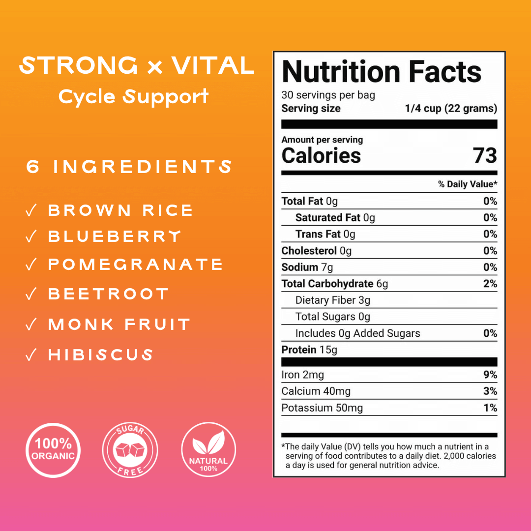Strong + Vital | Cycle Support Protein Powder | Daughter's Blend - XO Jacqui