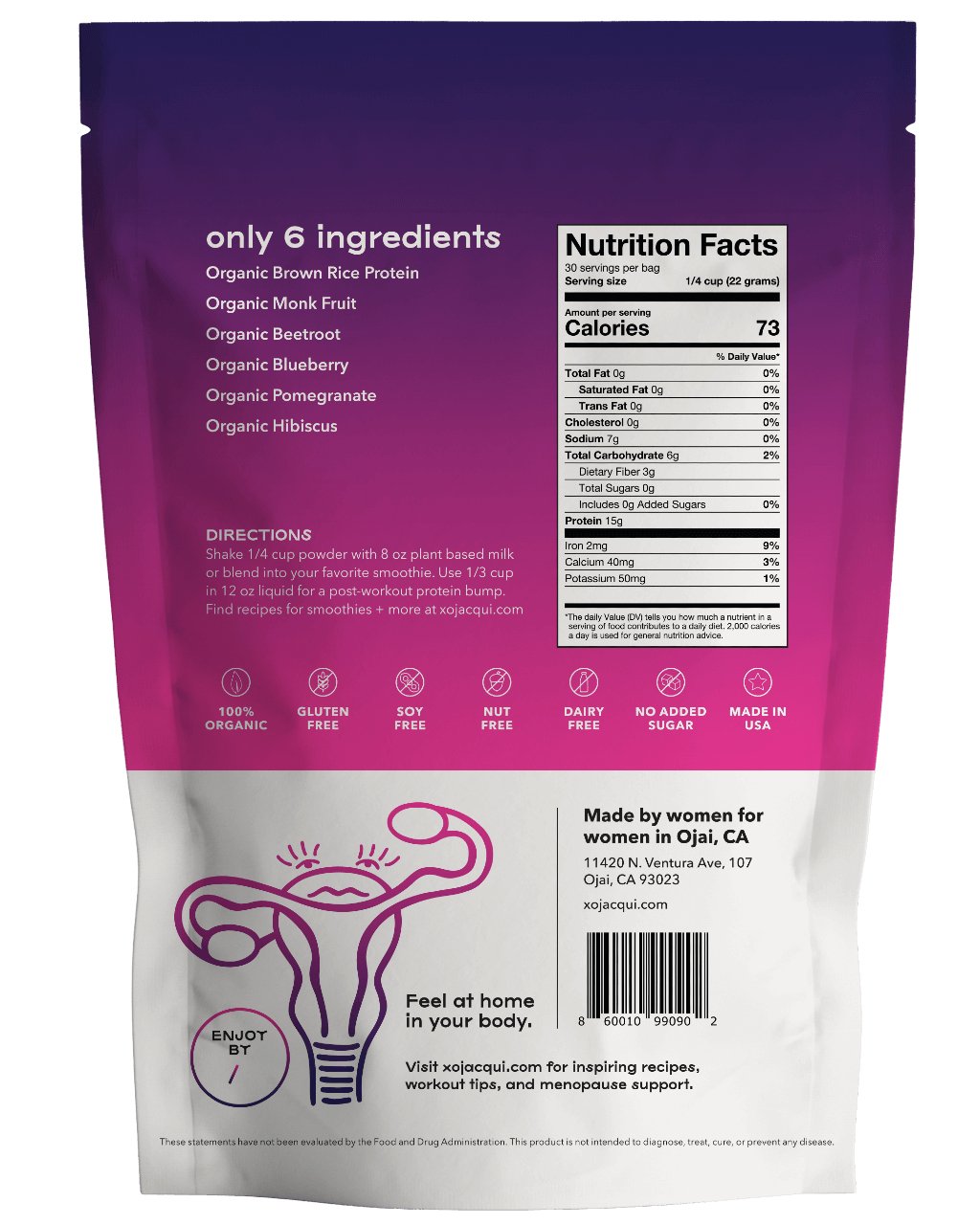 Daughter's Blend | Cycle Support Protein Powder | Daughter's Blend Berry Pom - XO Jacqui