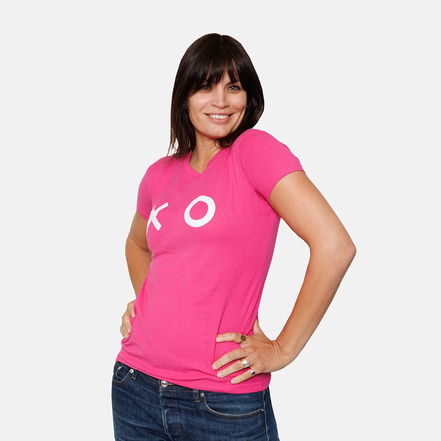 Menopositive Merch | XO Pink T-Shirt - XO Jacqui