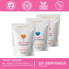 Power to the Pause | De - Puff Anti - Bloat Boost | De - Puff Boost - XO Jacqui