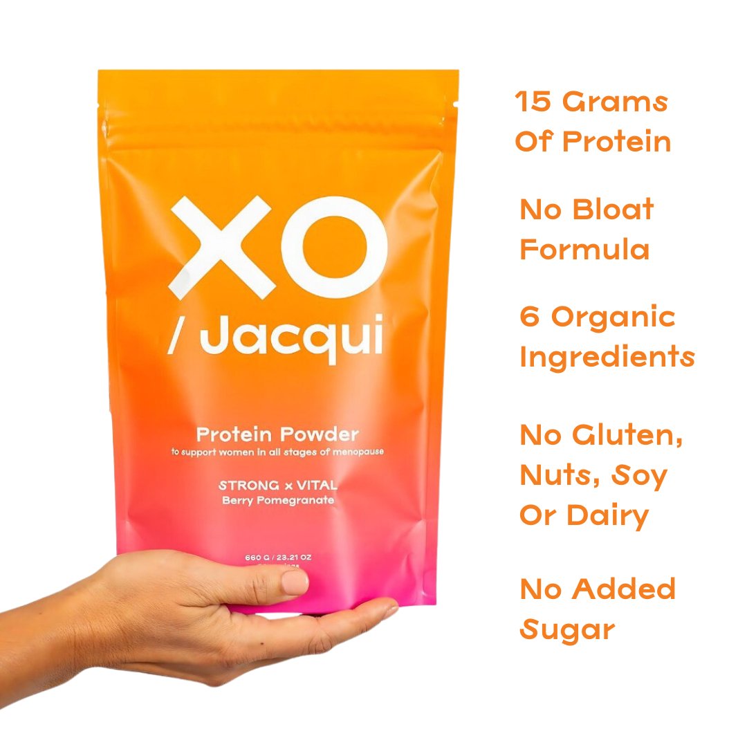 Strong + Vital | Menopause Support Protein Powder | Berry Pomegranate - XO Jacqui