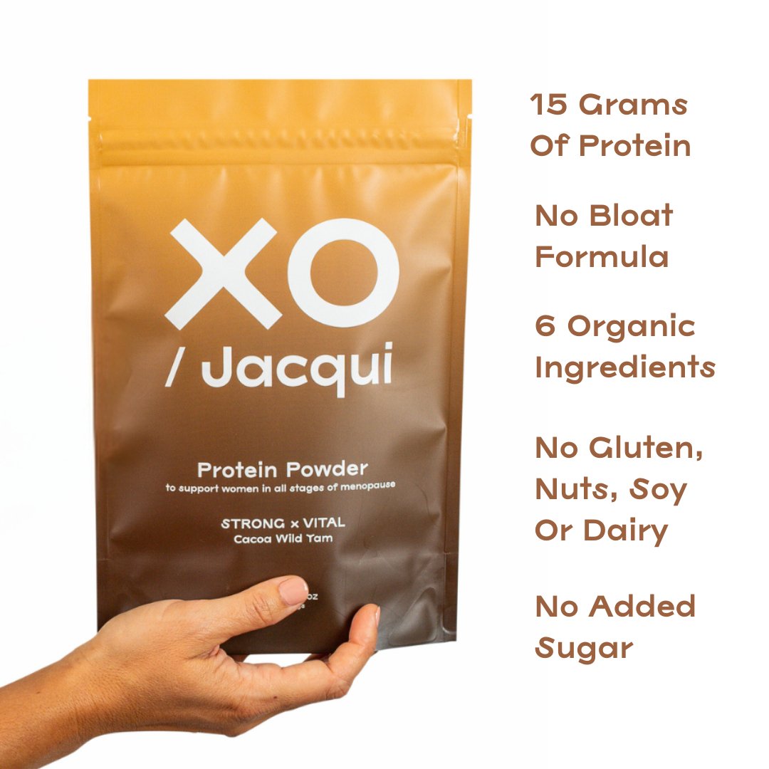 Strong + Vital | Menopause Support Protein Powder | Cacao Wild Yam - XO Jacqui