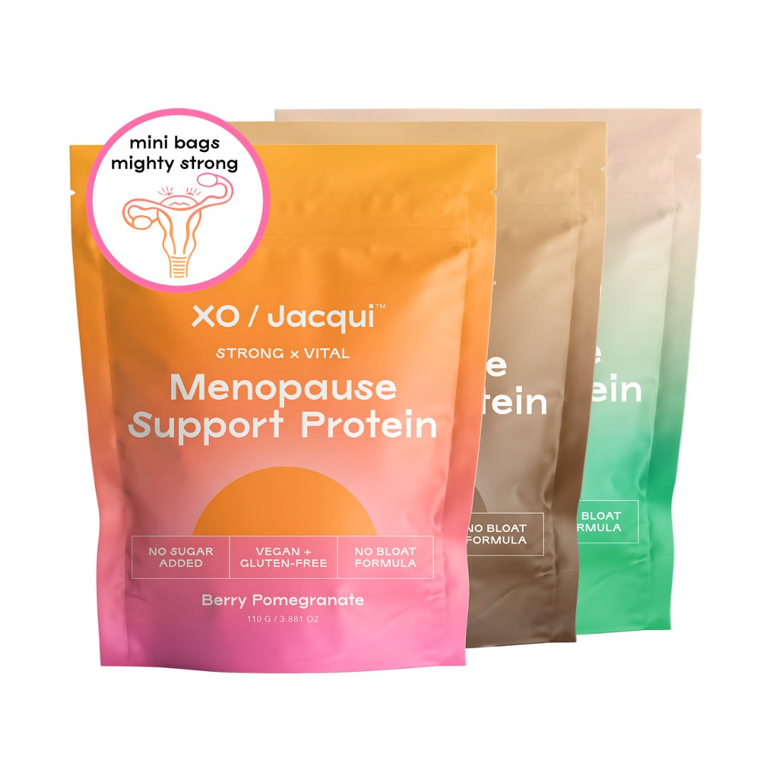 Strong + Vital | Menopause Support Protein Powder Mini Pack | Mini Variety Pack - XO Jacqui