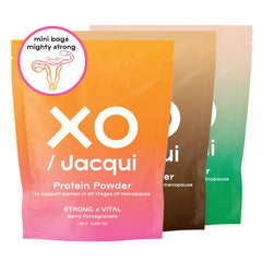 Strong + Vital | Menopause Support Protein Powder Mini Pack | Variety Pack - XO Jacqui